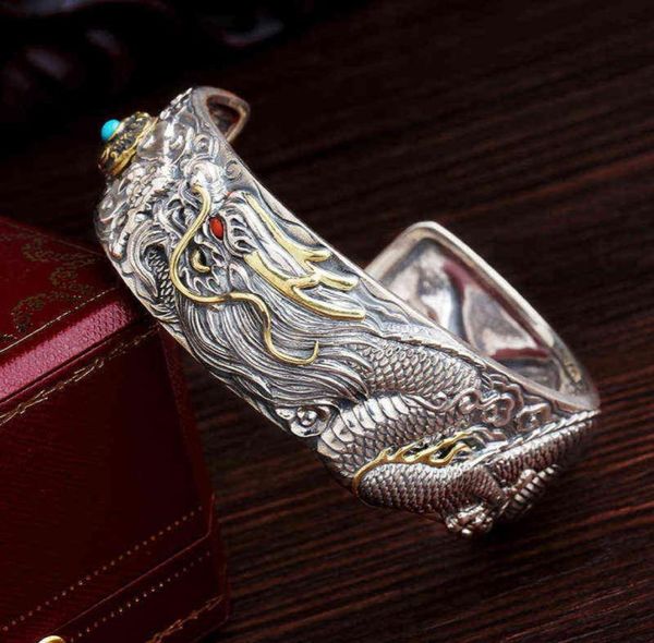 vintage silver color dragon open cuff bangle for men boys punk bracelet biker jewelry5684344, Black
vintage silver color dragon open cuff bangle for men boys punk bracelet biker jewelry5684344, Black