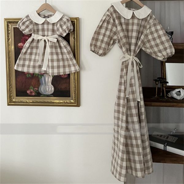 family matching outfits summer mother-daughter dress girl korean doll collar bow belt parent-child dress mommy and daughter matching clothes, Blue
family matching outfits summer mother-daughter dress girl korean doll collar bow belt parent-child dress mommy and daughter matching clothes, Blue