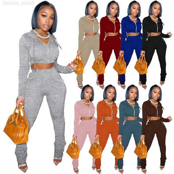 fall winter fleece tracksuits women two piece sets long sleeve sweatsuits hooded jacket and stacked pants 2pcs casual solid sports suits out, Gray
fall winter fleece tracksuits women two piece sets long sleeve sweatsuits hooded jacket and stacked pants 2pcs casual solid sports suits out, Gray