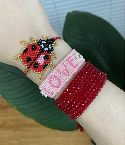 bohemian bracelet miyuki bead for women love letter pulseras mujer moda crystal handmade woven gift beaded strands8725973, Black
bohemian bracelet miyuki bead for women love letter pulseras mujer moda crystal handmade woven gift beaded strands8725973, Black