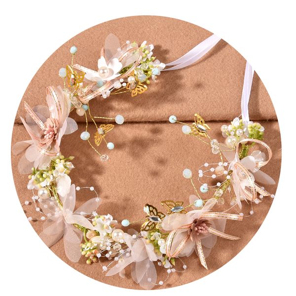 2023 new flower headband and wreath original wedding bride headwear wedding hair accessories, Silver
2023 new flower headband and wreath original wedding bride headwear wedding hair accessories, Silver