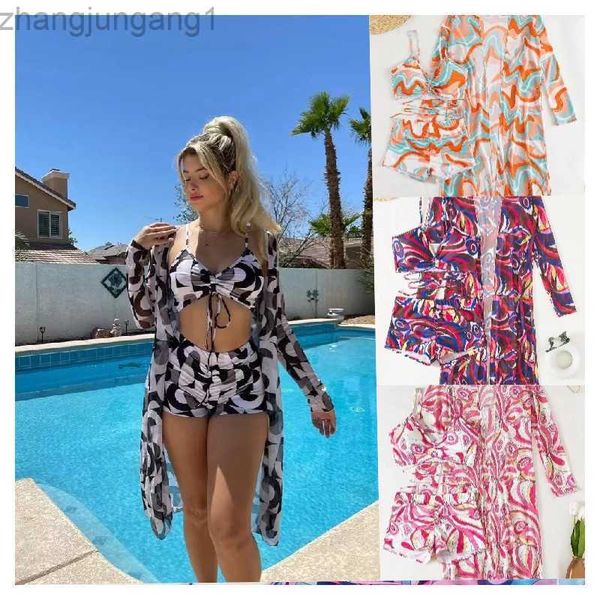 designer bikini women's swimsuit 2023 new three-piece split bikini high-waist swimsuit fashion, White;black
designer bikini women's swimsuit 2023 new three-piece split bikini high-waist swimsuit fashion, White;black