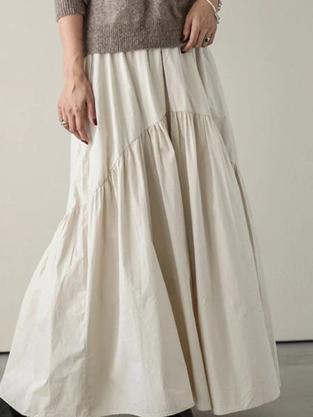 skirts casual wrinkle women a-line skirt elegant elastic high waist pleated spring summer female skirts solid chic long bottom 230506, Black
skirts casual wrinkle women a-line skirt elegant elastic high waist pleated spring summer female skirts solid chic long bottom 230506, Black