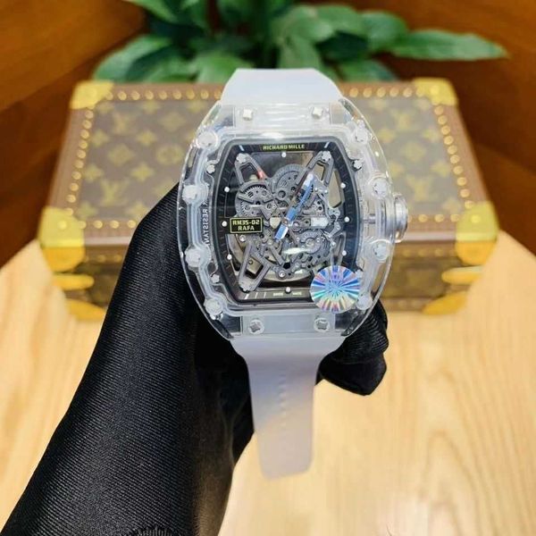 active tourbillontransparent crystal glass men's fully automatic mechanical watch hollowed-out lightweight unique and unique atmosphere, Slivery;brown
active tourbillontransparent crystal glass men's fully automatic mechanical watch hollowed-out lightweight unique and unique atmosphere, Slivery;brown