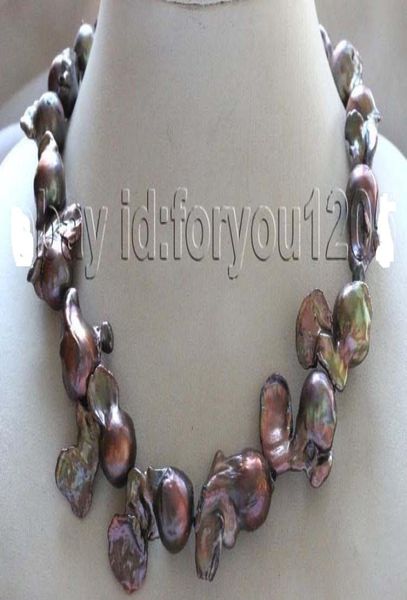 fine pearl jewelry genuine 2530mm chocolate baroque reborn keshi pearl necklace 1820inches 14k7869861, Silver
fine pearl jewelry genuine 2530mm chocolate baroque reborn keshi pearl necklace 1820inches 14k7869861, Silver