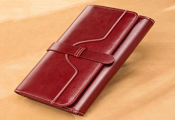 luxury design vintage oil wax women genuine leather wallet long large capacity clutch purse ladies bag trifold phone money clip6591536, Black
luxury design vintage oil wax women genuine leather wallet long large capacity clutch purse ladies bag trifold phone money clip6591536, Black