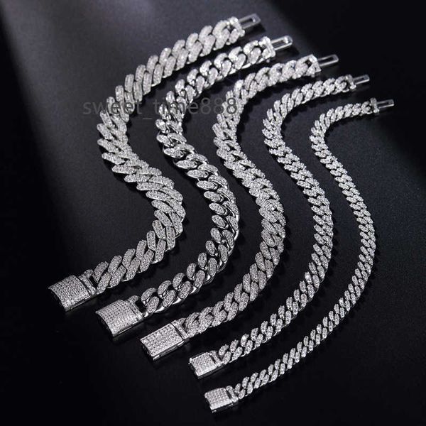 oem instock custom hip hop fully iced out 925 sterling silver vvs moissanite cuban bracelet necklace link chain for men women
oem instock custom hip hop fully iced out 925 sterling silver vvs moissanite cuban bracelet necklace link chain for men women