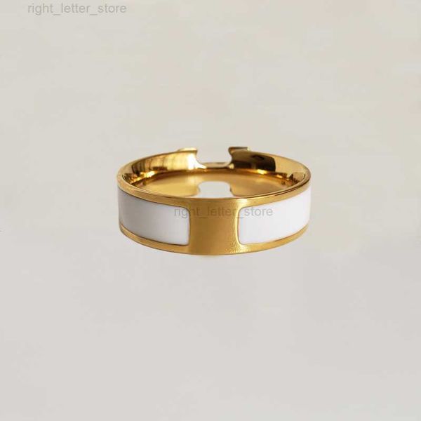 fashion classic original 1:1 band rings designer design enamel ring men and women couple letters 18k gold ring holiday gifts, Silver
fashion classic original 1:1 band rings designer design enamel ring men and women couple letters 18k gold ring holiday gifts, Silver