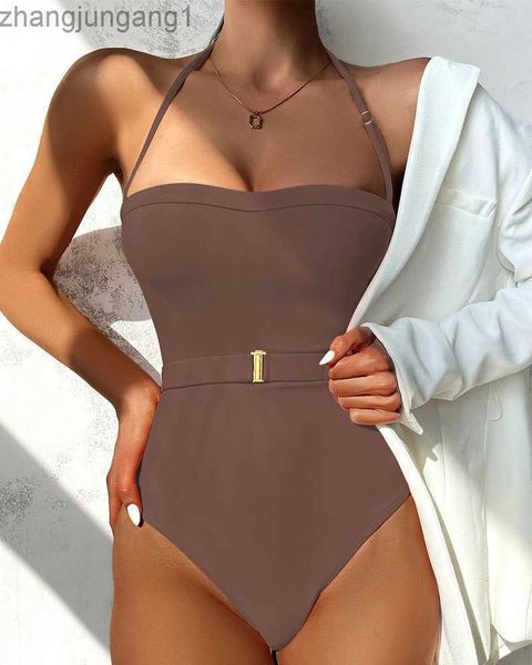 designer bikini 2023 new women's solid color neckline tight-fitting one-piece bikini swimsuit women, White;black
designer bikini 2023 new women's solid color neckline tight-fitting one-piece bikini swimsuit women, White;black