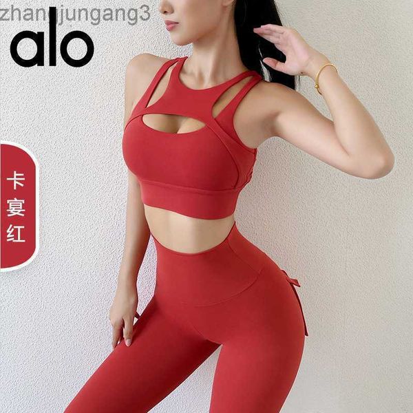 desginer alo yoga fitness tank 3d brushed hollow back sports bra women's shockproof gathering suit, White
desginer alo yoga fitness tank 3d brushed hollow back sports bra women's shockproof gathering suit, White