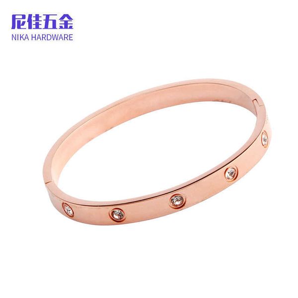 high-quality new style card rose gold titanium steel bracelet elliptical simple diamond and haoshi female jewelryjyo0, Black
high-quality new style card rose gold titanium steel bracelet elliptical simple diamond and haoshi female jewelryjyo0, Black