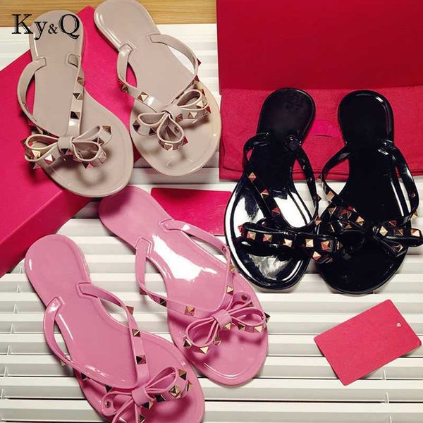 slippers 2022 women bow knot flat sandals girls flip flops summer shoes cool beach slides jelly 35-41, Black
slippers 2022 women bow knot flat sandals girls flip flops summer shoes cool beach slides jelly 35-41, Black