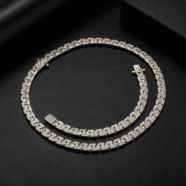 new 9mm 1 row cuban link necklace spring buckle iced out cubic zircon stones bracelet for men hip hop jewelry, Silver
new 9mm 1 row cuban link necklace spring buckle iced out cubic zircon stones bracelet for men hip hop jewelry, Silver