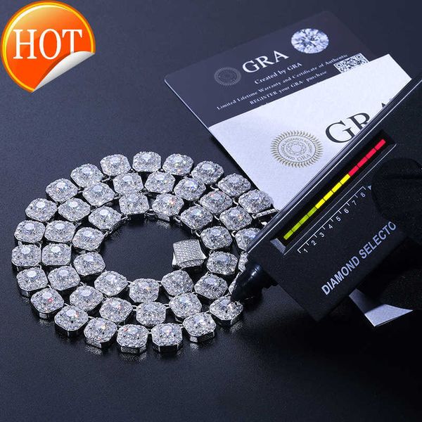 dropshipping cadena fine jewelry 10mm 925 sterling silver vvs moissanite diamond iced out tennis chain necklace for men women
dropshipping cadena fine jewelry 10mm 925 sterling silver vvs moissanite diamond iced out tennis chain necklace for men women