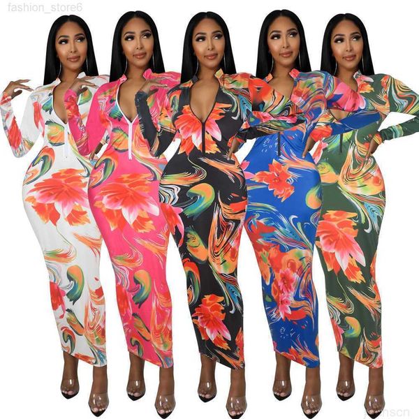 designers women clothes 2023 autumn and winter fashions printed zipper two side long sleeves sleeve maxi dress, Black;gray
designers women clothes 2023 autumn and winter fashions printed zipper two side long sleeves sleeve maxi dress, Black;gray