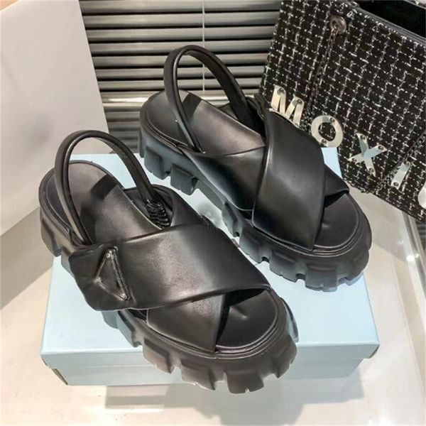 designer lady leather sandals rubber sandal womens platform slides triangle metal slippers retro beach shoes round toe sandals, Black
designer lady leather sandals rubber sandal womens platform slides triangle metal slippers retro beach shoes round toe sandals, Black