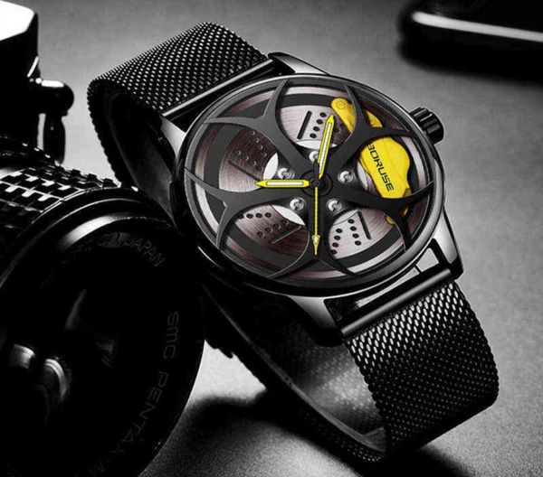 watches relogio masculino new men wheel rim hub watch stainless steel mesh belt sport car waterproof creative leather clock 2207269451405, Slivery;black
watches relogio masculino new men wheel rim hub watch stainless steel mesh belt sport car waterproof creative leather clock 2207269451405, Slivery;black