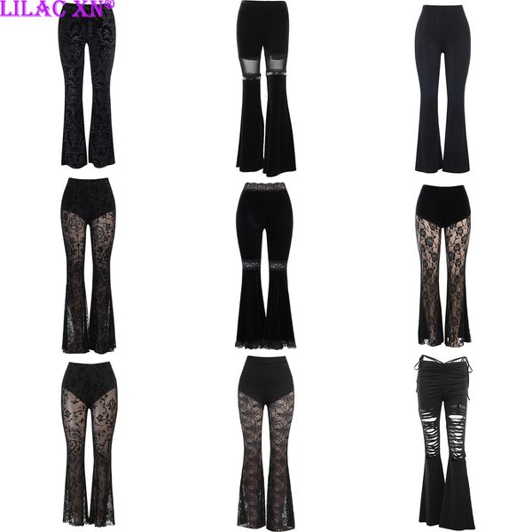 women's pants s y2k gothic black lace mesh flared harajuku aesthetic see through long trousers vintage women summer streetwear 230506, Black;white
women's pants s y2k gothic black lace mesh flared harajuku aesthetic see through long trousers vintage women summer streetwear 230506, Black;white