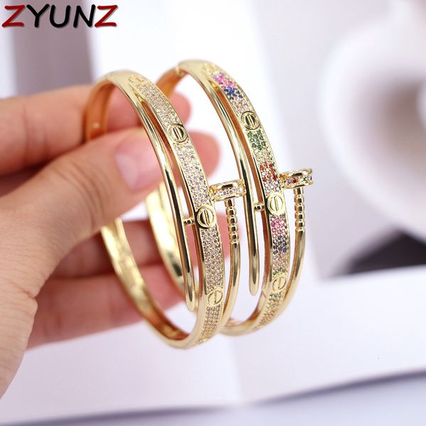 bangle 3pcs classic woman s s cubic zircon jewelry gold color for women gifts 230506, Black
bangle 3pcs classic woman s s cubic zircon jewelry gold color for women gifts 230506, Black