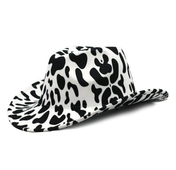 wide brim western cowboy cowgirl hat cow printed men women wool felt fedora hats leather belt band black and white dots panama cap1763180, Blue;gray
wide brim western cowboy cowgirl hat cow printed men women wool felt fedora hats leather belt band black and white dots panama cap1763180, Blue;gray