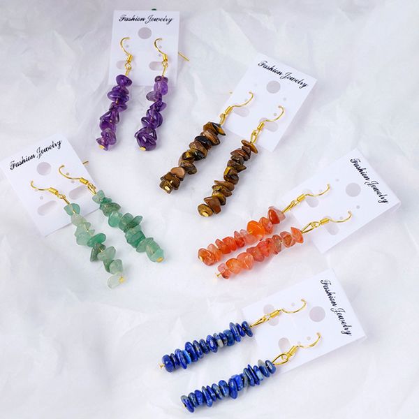 natural crystal amethyst crushed stone earrings eardrop crystal real chips gemstone multi-colored stone diy earring accessories, Silver
natural crystal amethyst crushed stone earrings eardrop crystal real chips gemstone multi-colored stone diy earring accessories, Silver