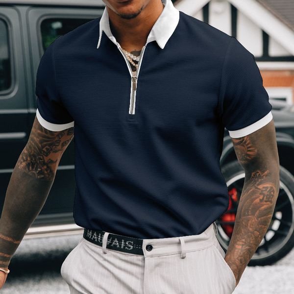 men's polos summer business and casual shirt men solid s brand shortsleeved man clothing s3xl 230506, White;black
men's polos summer business and casual shirt men solid s brand shortsleeved man clothing s3xl 230506, White;black
