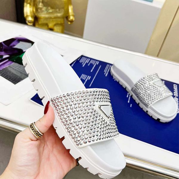 platform heel luxury slide designer slipper women sandal white inverted triangle household diamond decoration summer sandals womens sliders, Black
platform heel luxury slide designer slipper women sandal white inverted triangle household diamond decoration summer sandals womens sliders, Black
