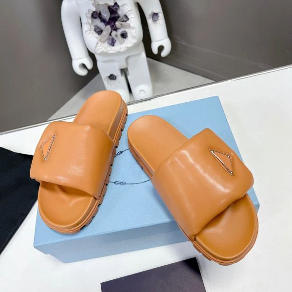 women slippers slide summer platform sandals shoes luxury designer slides slip-on triangle logo flats sandal soft padded leather slipper foo, Black
women slippers slide summer platform sandals shoes luxury designer slides slip-on triangle logo flats sandal soft padded leather slipper foo, Black