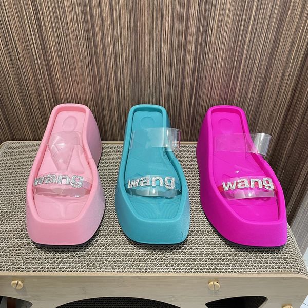 designer alex platform slippers womens ladies high heels sandals aw rhinestone open toe heeled slipper clear transparent with wang letters m, Black
designer alex platform slippers womens ladies high heels sandals aw rhinestone open toe heeled slipper clear transparent with wang letters m, Black