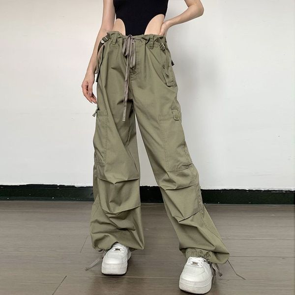 women's pants s spring and summer waist strap women hiphop straight pants fashion pocket design legged casual men overalls 230506, Black;white
women's pants s spring and summer waist strap women hiphop straight pants fashion pocket design legged casual men overalls 230506, Black;white