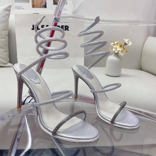 rhinestone snake strass stiletto sandals rene caovilla cleo 95mm evening shs women's high heels ankle wraparound designer factory, Black
rhinestone snake strass stiletto sandals rene caovilla cleo 95mm evening shs women's high heels ankle wraparound designer factory, Black