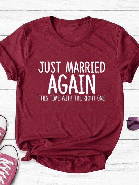 just married again letter print men t shirt short sleeve o neck loose men tshirt ladies tee shirt camisetas mujer, White;black
just married again letter print men t shirt short sleeve o neck loose men tshirt ladies tee shirt camisetas mujer, White;black