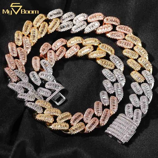 15mm fashion colorful diamond miami cuban chain 18k gold plated real hiphop iced out cuban link necklace bling jewelry, Silver
15mm fashion colorful diamond miami cuban chain 18k gold plated real hiphop iced out cuban link necklace bling jewelry, Silver