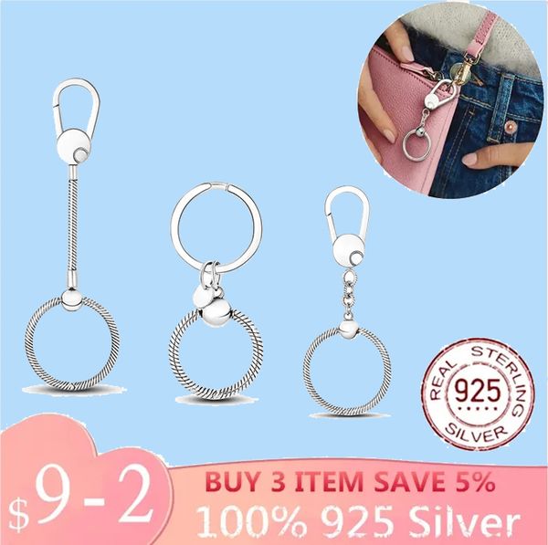 925 charm beads accessories fit pandora charms jewelry dangle moment key ring small bag, Black
925 charm beads accessories fit pandora charms jewelry dangle moment key ring small bag, Black