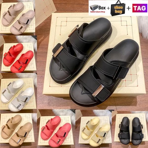 fashion hybrid rubber slide luxury slippers designer women flat heel slides summer indoor outdoor sandals beach sandal coral tea alexander m, Black
fashion hybrid rubber slide luxury slippers designer women flat heel slides summer indoor outdoor sandals beach sandal coral tea alexander m, Black