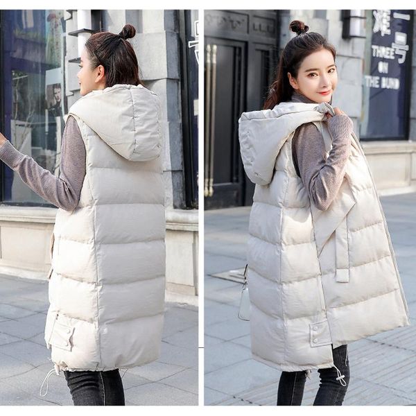 leather autumn winter women's vest loose midlength fashion down cotton waistcoat korean hooded sleeveless jacket female, Black
leather autumn winter women's vest loose midlength fashion down cotton waistcoat korean hooded sleeveless jacket female, Black