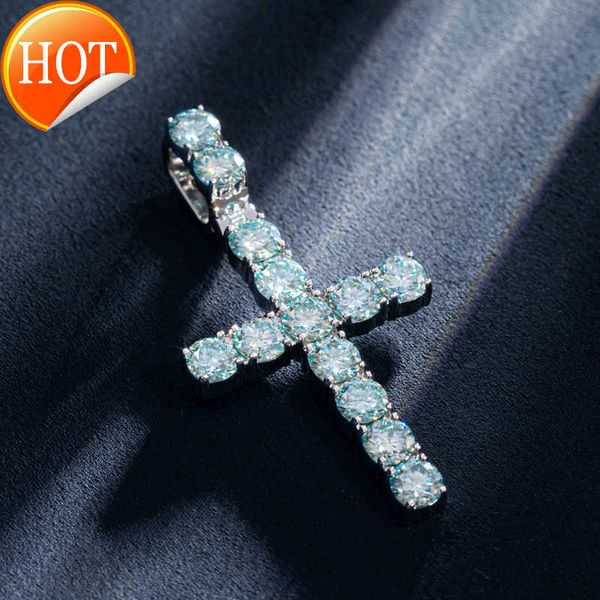 hailer joyas 5mm white gemstone hip hop 925 sterling silver blue moissanite cross pendant for necklace
hailer joyas 5mm white gemstone hip hop 925 sterling silver blue moissanite cross pendant for necklace