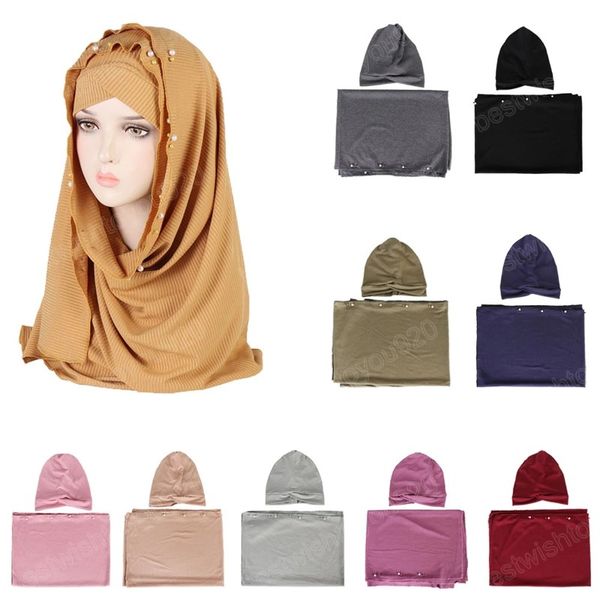 muslim women beading hijab with matching under cap hijab headscarf long shawl jersey inner cap headscarves, Blue;gray
muslim women beading hijab with matching under cap hijab headscarf long shawl jersey inner cap headscarves, Blue;gray