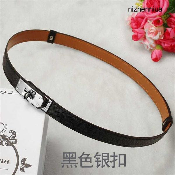 hermm luxury belt h family genuine leather slim belt women s lock button coat summer decoration with dress waist closure versatile u7lk, Silver
hermm luxury belt h family genuine leather slim belt women s lock button coat summer decoration with dress waist closure versatile u7lk, Silver