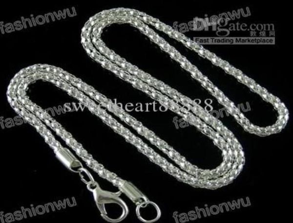 2017 sell 120pcslot str 24mm silver plated corn chain necklace necklaces pendants chains4126110
2017 sell 120pcslot str 24mm silver plated corn chain necklace necklaces pendants chains4126110