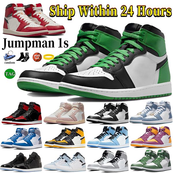 mens 1 high og 1s basketball shoes jumpman lucky green men sneakers chicago lost and found university blue patent bred gorge green dark moch
mens 1 high og 1s basketball shoes jumpman lucky green men sneakers chicago lost and found university blue patent bred gorge green dark moch