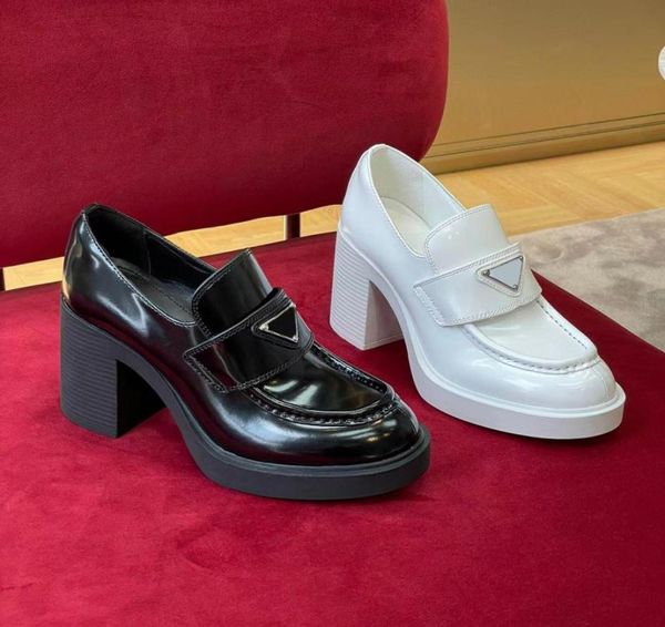 new pattern fashion dress shoes women wedding party quality leather 80mm high heel flat shoe business formal loafer social chunky 4167004, Black
new pattern fashion dress shoes women wedding party quality leather 80mm high heel flat shoe business formal loafer social chunky 4167004, Black