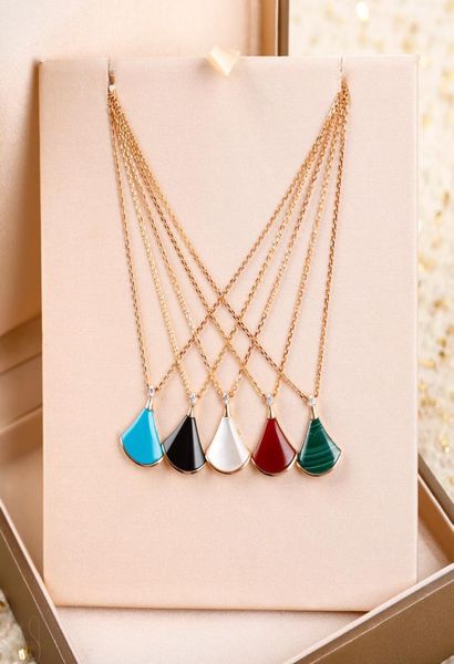 luxurious quality fan shape pendant necklace in five different color nature stone for women wedding jewelry gift ps80996952753, Silver
luxurious quality fan shape pendant necklace in five different color nature stone for women wedding jewelry gift ps80996952753, Silver