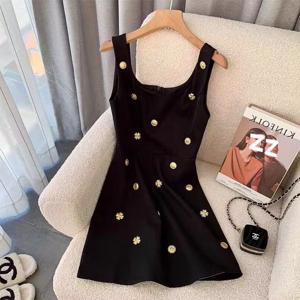 summer luxury designer dresses for women french vintage square collar sleeveless bodycon dresses evening party vestido de fiesta, Black;gray
summer luxury designer dresses for women french vintage square collar sleeveless bodycon dresses evening party vestido de fiesta, Black;gray
