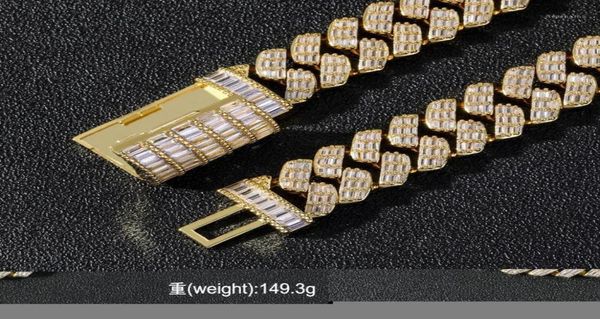 17mm miami baguette zircon prong set box clasp cuban chains necklace for men hip hop iced out bling rapper jewelry 20219854848, Silver
17mm miami baguette zircon prong set box clasp cuban chains necklace for men hip hop iced out bling rapper jewelry 20219854848, Silver