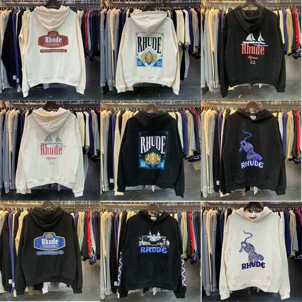 men's hoodies sweatshirts 22ss rhude hoodie sweatshirts men women high street casual hooed pullover oversize sweatshirts, Black
men's hoodies sweatshirts 22ss rhude hoodie sweatshirts men women high street casual hooed pullover oversize sweatshirts, Black