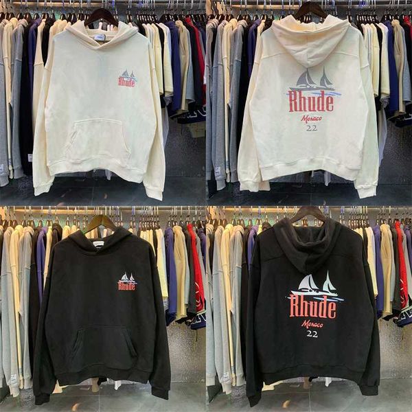 men's hoodies sweatshirts 2022 rhude hoodie streetwear casual sweatshirts men women ferry print winter autumn hooded pullover, Black
men's hoodies sweatshirts 2022 rhude hoodie streetwear casual sweatshirts men women ferry print winter autumn hooded pullover, Black