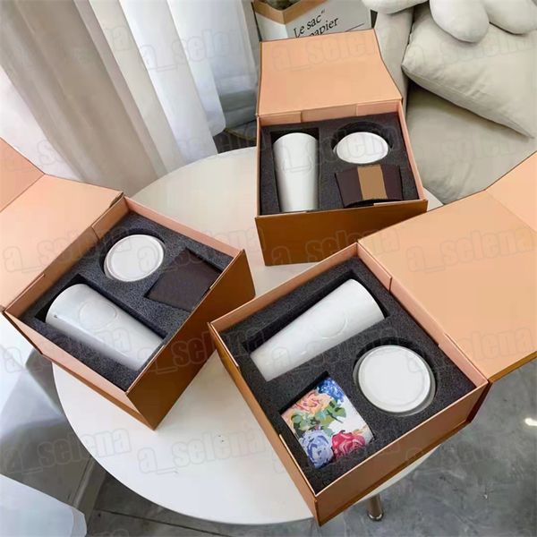Mugs Designer Ceramic Tumblers Brown Flowers Leather Holder Coffee Cups with Box, Multi-color
Mugs Designer Ceramic Tumblers Brown Flowers Leather Holder Coffee Cups with Box, Multi-color