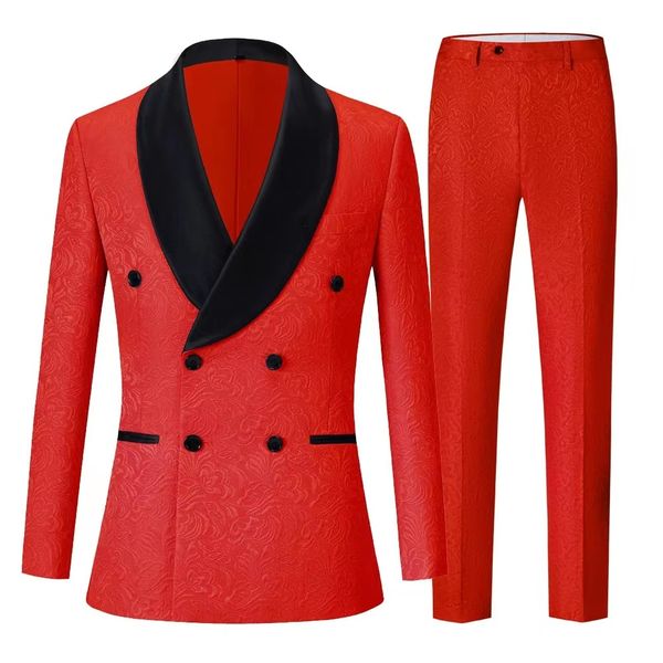 business suits mens suit business dress mens pants two piece set high end luxury fashion brand double split wedding ball two piece blazer as, White;black
business suits mens suit business dress mens pants two piece set high end luxury fashion brand double split wedding ball two piece blazer as, White;black