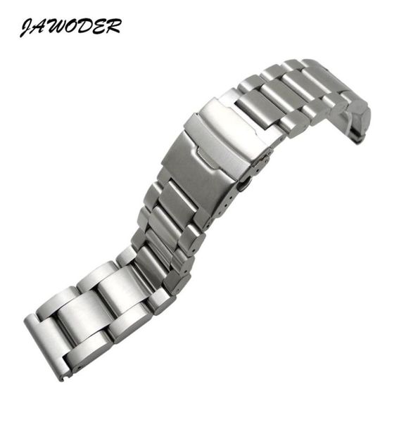 jawoder watchband 20 22 24 26mm men thick pure solid stainless steel brushed watch band strap deployment buckle bracelets1665584, Black;brown
jawoder watchband 20 22 24 26mm men thick pure solid stainless steel brushed watch band strap deployment buckle bracelets1665584, Black;brown
